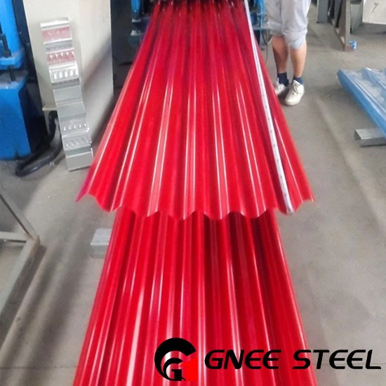 corrugated steel roofing