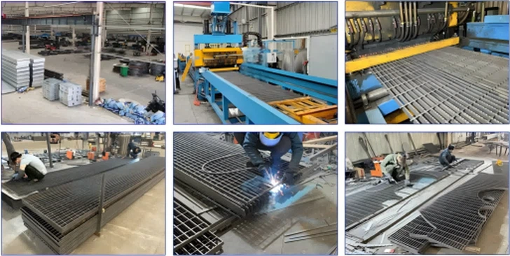 Heavy Duty Galvanized Steel Welded Serrated Anti-slip Trench Cover Floor Bar Grating Heavy Duty Galvanized Steel Welded Serrated Anti-slip Trench Cover Floor Bar Grating